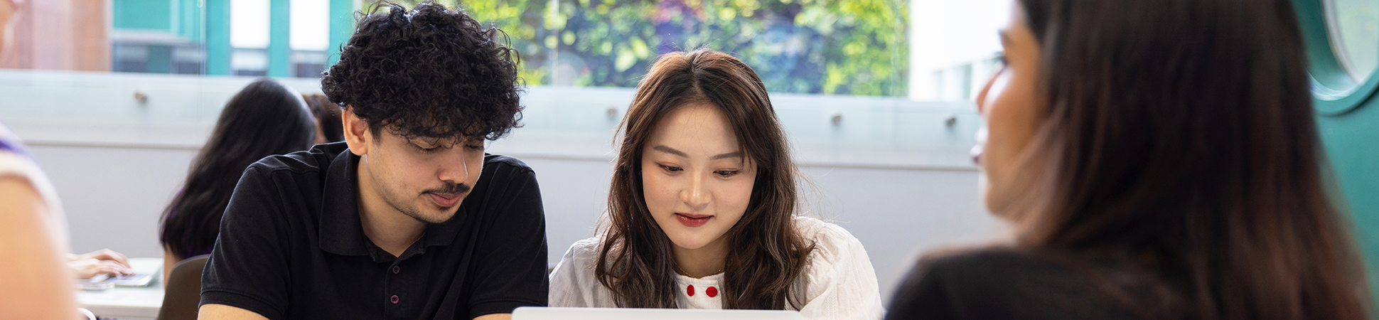 Students on laptop