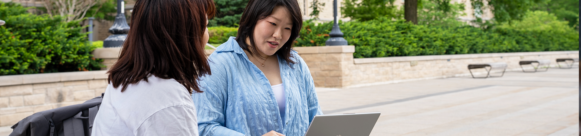 Students on laptop