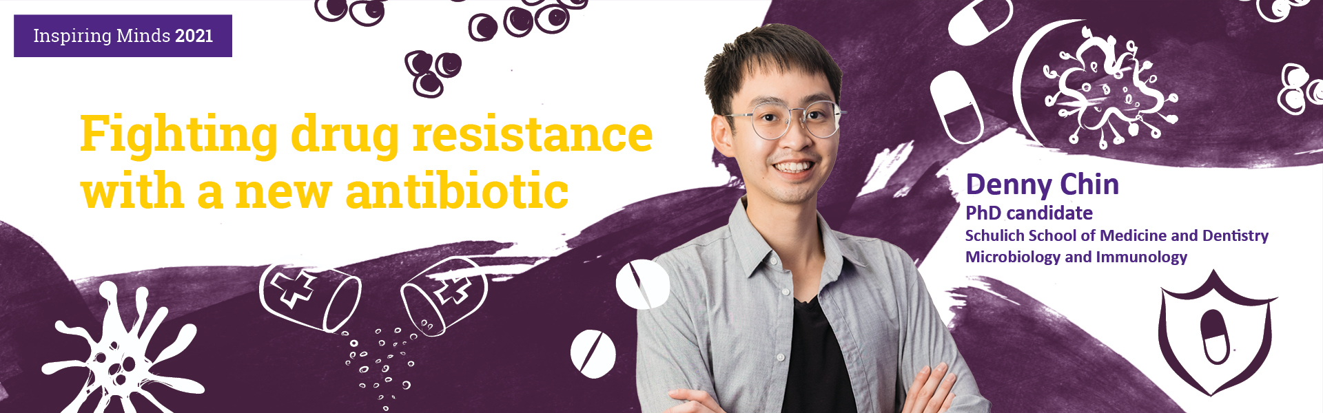 Denny recently graduated with his PhD from the Department of Microbiology & Immunology at Western University.