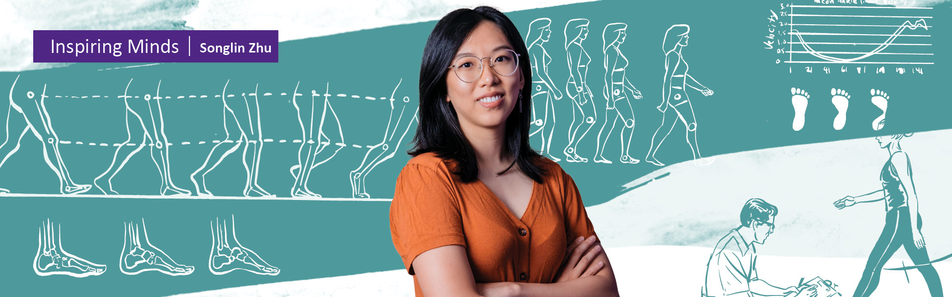 Songlin Zhu is a second-year Master’s student in Integrative Biosciences, Kinesiology. She is also a trainee of the Collaborative Specialization in Musculoskeletal Health Research.