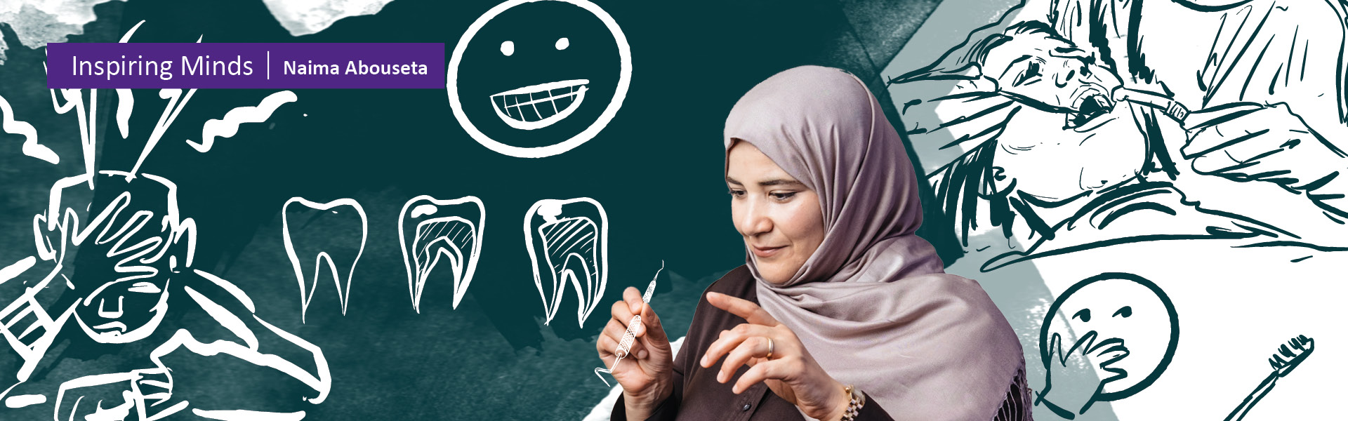 Naima Abouseta is a dentist and a PhD candidate in Medical Biophysics in the Schulich School of Medicine and Dentistry.
