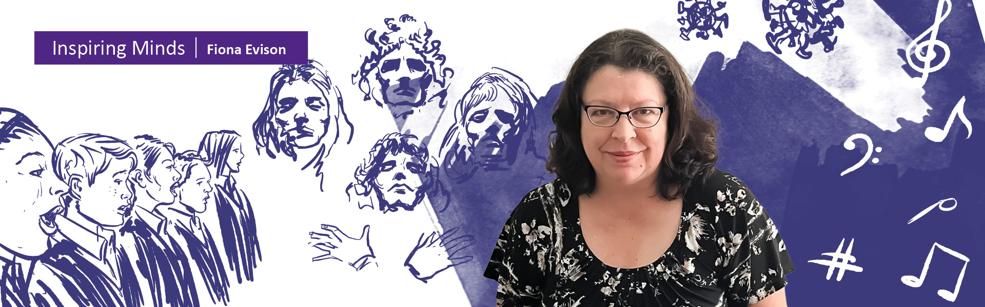 Fiona Evison is completing her PhD in Music Education at Western University where she is furthering research on her theory of relational composition, as well as on the ongoing impact of the COVID-19 pandemic on community music-making.