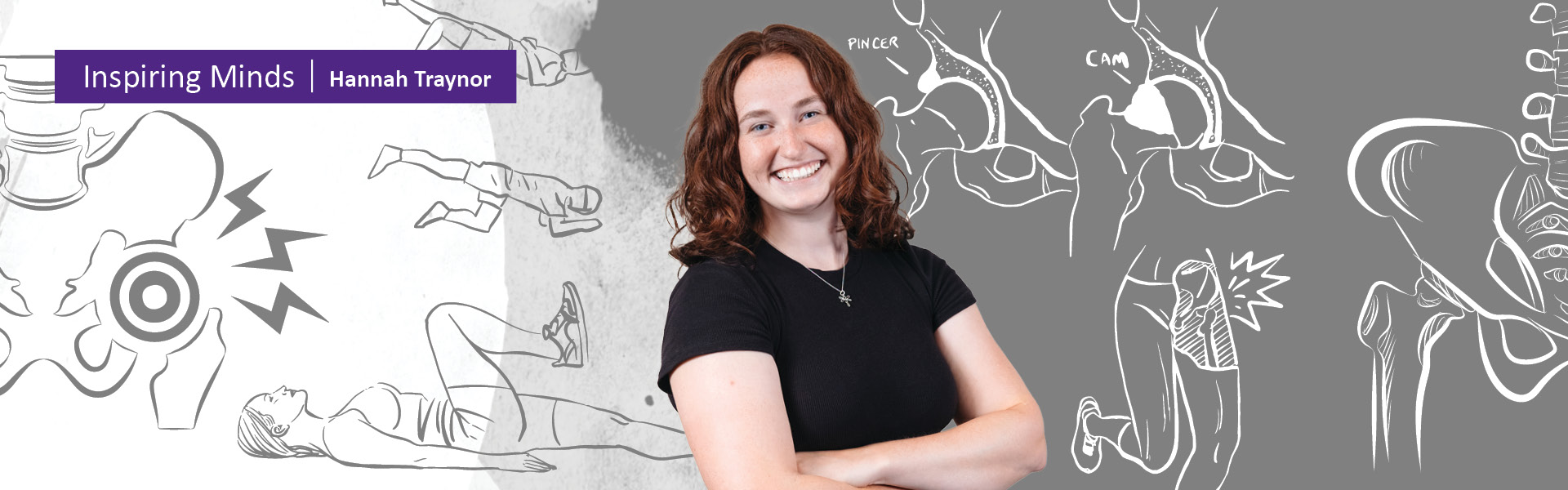 Hannah (she/her) completed her undergraduate degree at the University of Guelph in Biomedical Science, where she developed a passion for human health, anatomy, and teaching.